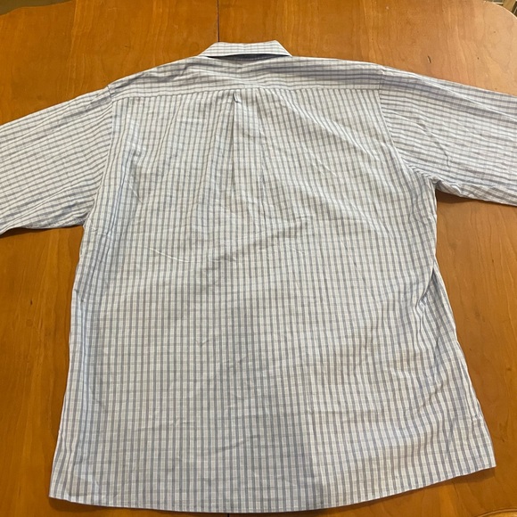 Michael Kors Men's Gray Checkered Button Up  XL 36/37 - Picture 8 of 8